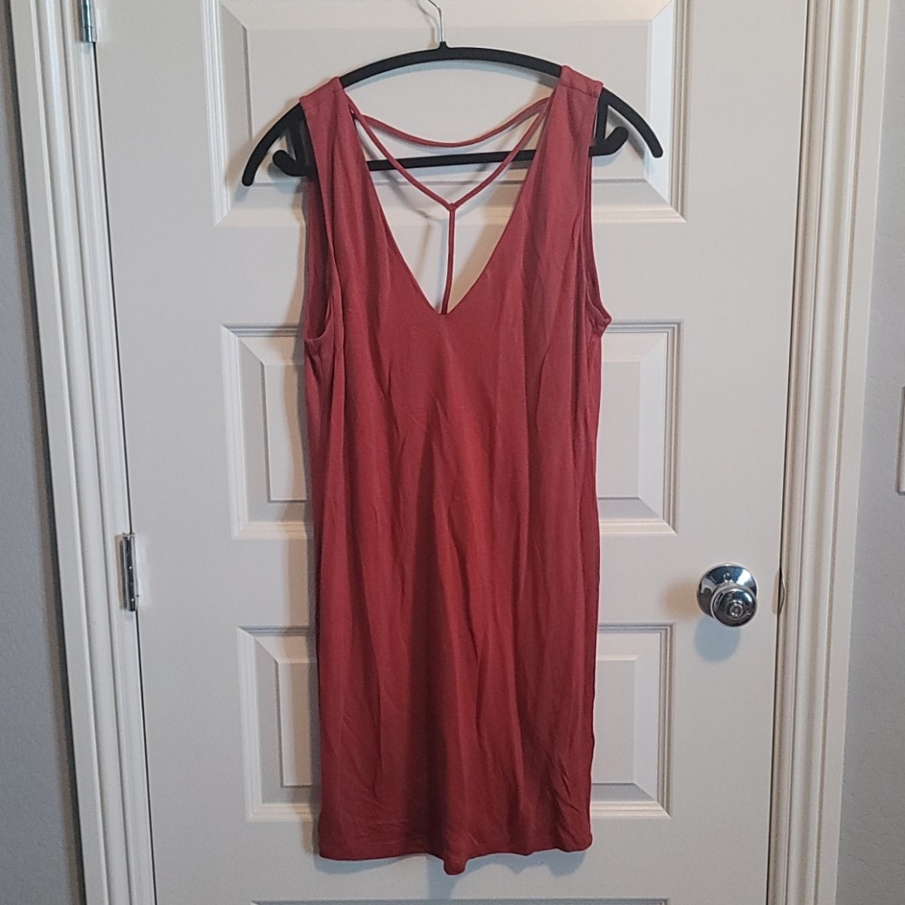 Forever 21 burnt orange dress